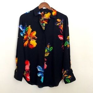 Mossimo Floral Button Down Size Small
